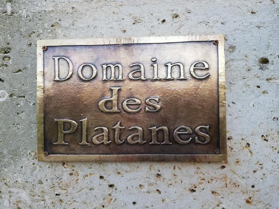 Le Domaine Des Platanes Bed & Breakfast Bourg-Charente Eksteriør bilde